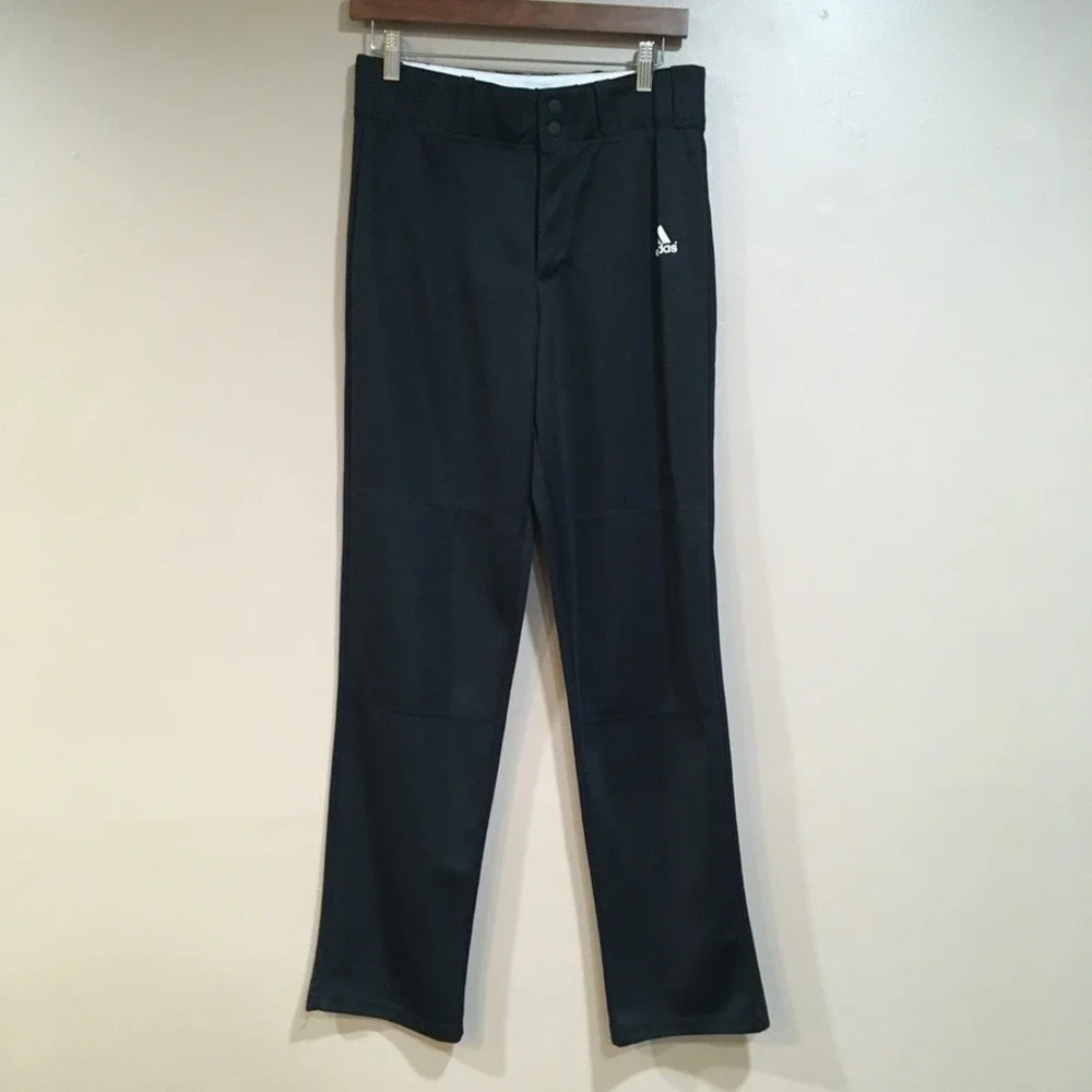 Adidas Climalite Baseball Pant Men S 29x31 Black Full Length Athletic Sportswear
